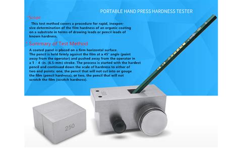 astm pencil hardness testing|testing lead hardness with pencil.